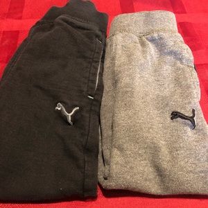 2 boys Puma sweat pants preowned size 2T